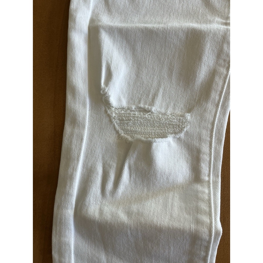 KanCan Women's White‎ Denim Jeans Size 3/25 Distressed Skinny Summer - Picture 3 of 11